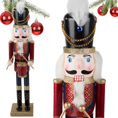 Cascanueces soldado de madera figurita decorativa regalo de navidad