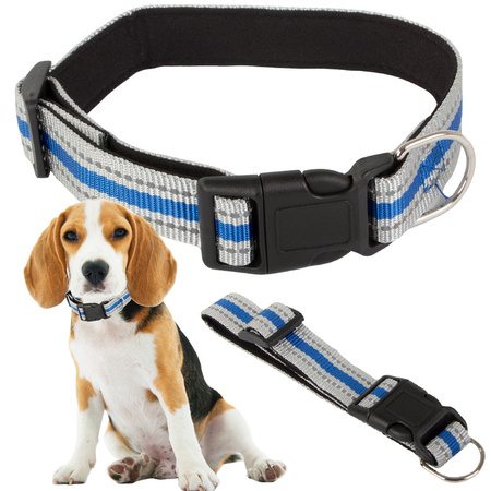 Collar reflectante para perro gato fuerte ajustable s