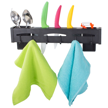 Estante colgador organizador de pared para cocina