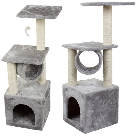 Gato rascador árbol casa torre cama 92cm