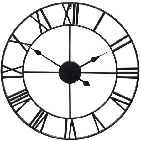 Roma retro vintage loft 3d reloj de pared 50cm