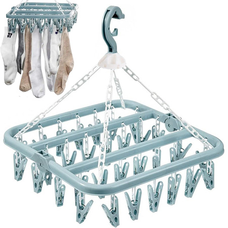 Sock dryer ropa interior perchero 32x clips set