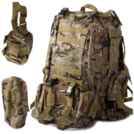 Supervivencia táctica mochila militar 48,5l