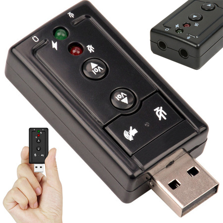 Tarjeta de sonido usb 7.1 micrófono conector para auriculares