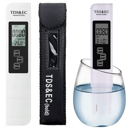 Tds ec osmosis temp dureza agua tester