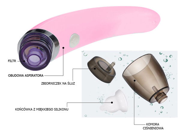 Aspirador nasal eléctrico aspirador nasal eléctrico para niños filtro de control