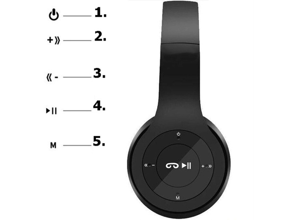 Auriculares inalambricos p47 bluetooth microfono mp3