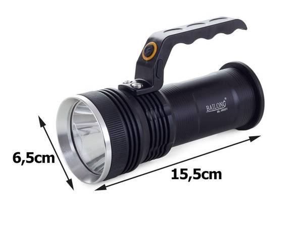 Bailong policía led reflector cree xp-e