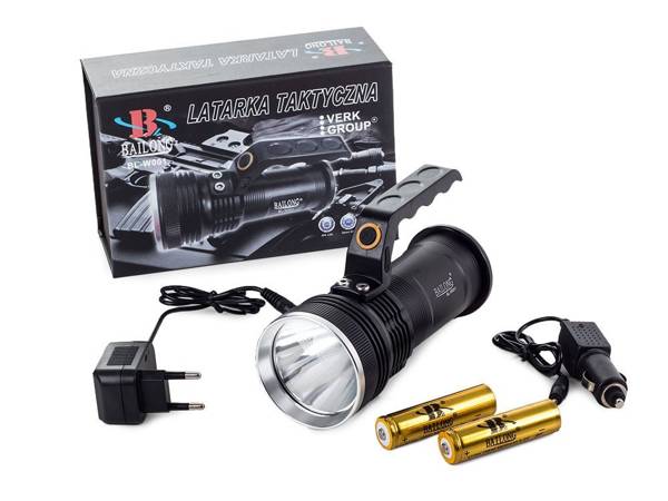 Bailong policía led reflector cree xp-e