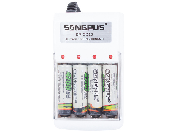 Cargador de pilas recargables aa aaa battery pack