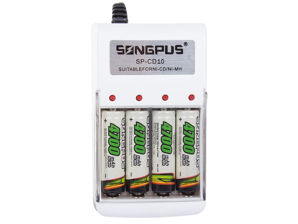 Cargador de pilas recargables aa aaa battery pack