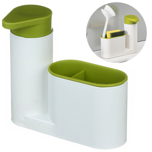 Dispensador de cocina organizador jabón líquido esponja