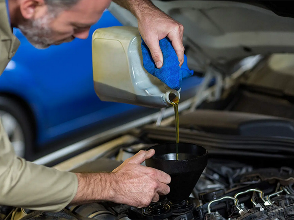 Embudo de combustible grande con colador para aceite de depósito