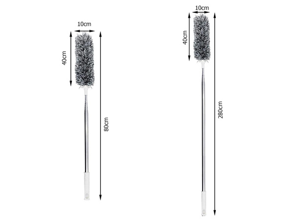 Escoba telescópica cepillo quitapolvo largo 280cm