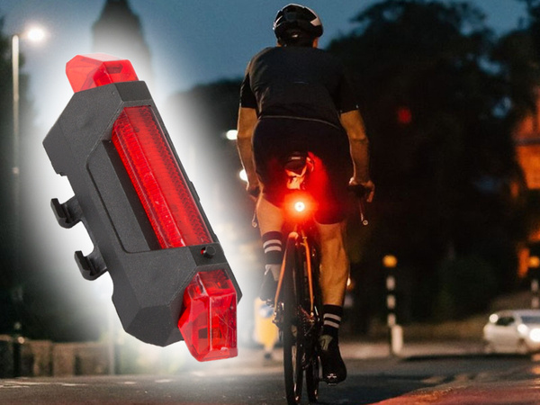 Juego de luces led para bicicleta trasera delantera usb para bicicleta