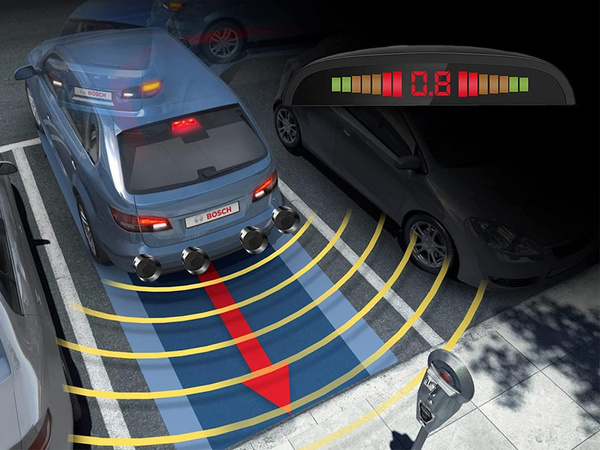Juego de sensores de estacionamiento trasero 4x sensor pantalla lcd