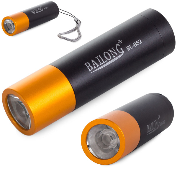 Linterna bailong classic led para pilas