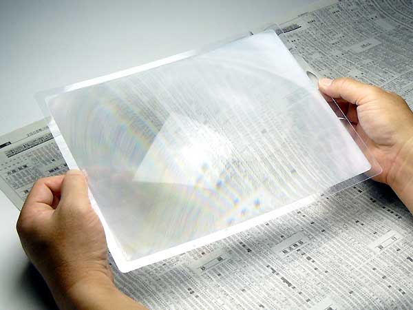 Lupa de lectura lente fresnel a4 página