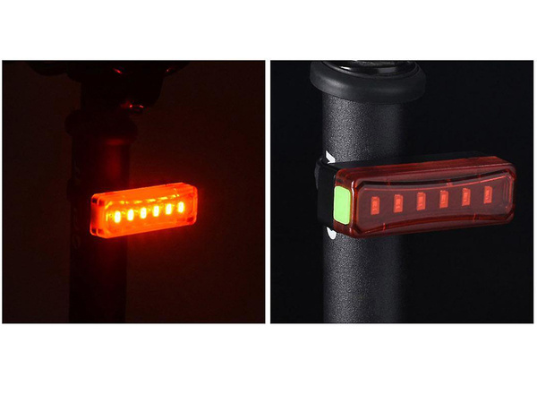 Luz led trasera bicicleta usb luz bicicleta