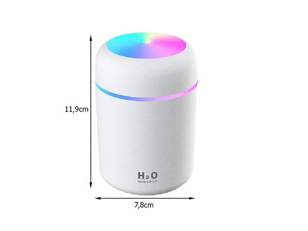 Mini humidificador difusor de aire aromaterapia niebla usb rgb