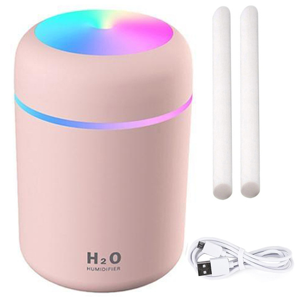 Mini humidificador difusor de aire aromaterapia niebla usb rgb