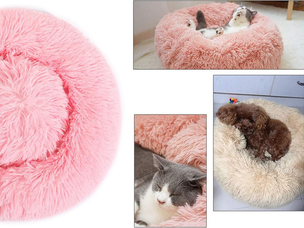 Mullido perro cama gato suave cojín sofá ropa de cama 50cm