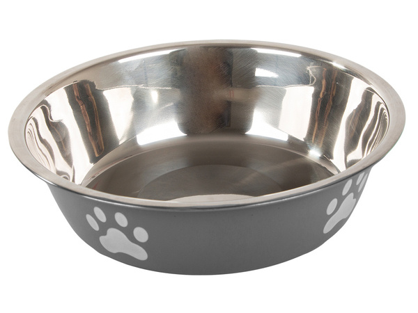 Perro gato comida agua metal anti-slip pot large 700ml