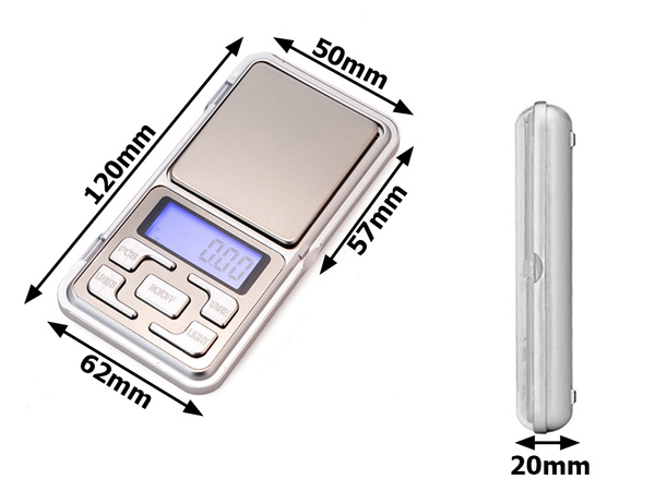 Pesas de control electrónico 200g 0,01g escalas lcd