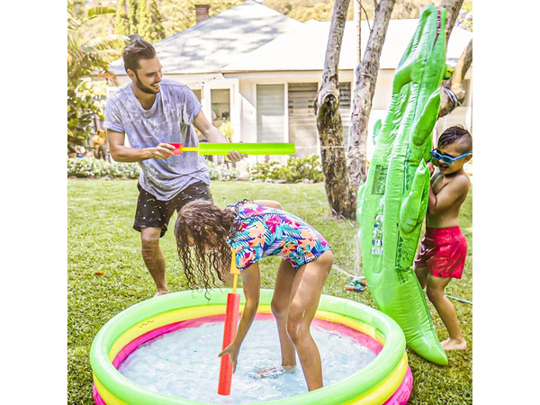 Pistola de agua espuma bomba de agua peekaboo