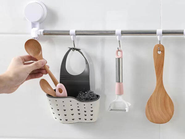 Portautensilios de cocina organizador fregadero