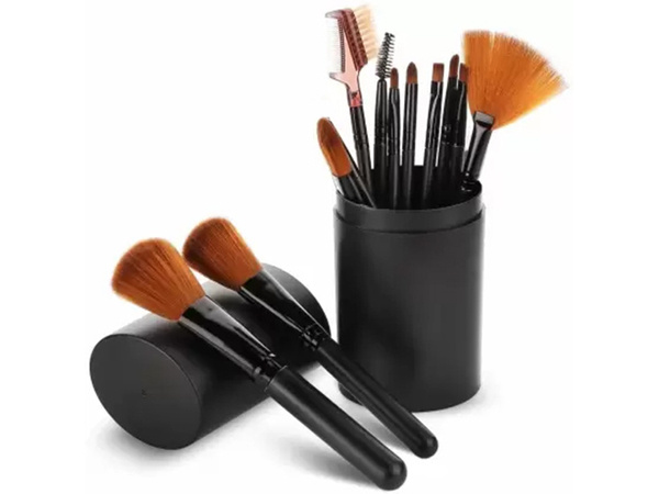 Set de brochas de maquillaje profesional 12 piezas