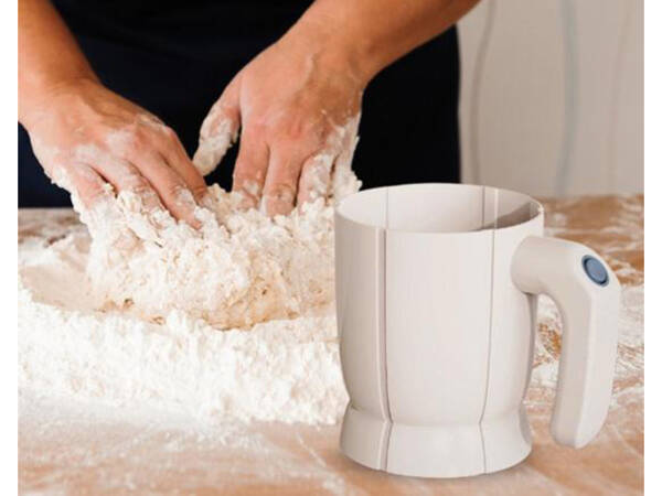 Tamiz de harina tamiz de cocina colador eléctrico de olla