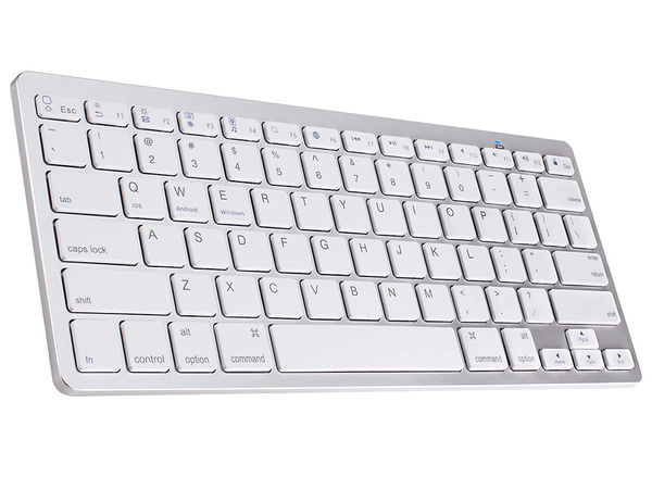 Teclado bluetooth inalámbrico para pc ipad mac pequeño delgado de bajo perfil