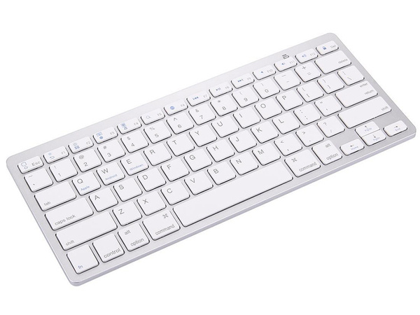 Teclado bluetooth inalámbrico para pc ipad mac pequeño delgado de bajo perfil