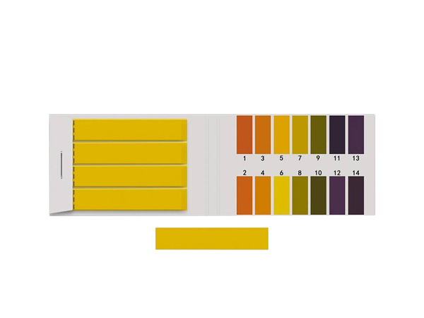 Tiras de papel tornasol medición del ph 1-14 80 unid.