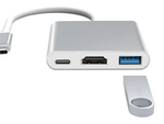 Adaptador 3en1 hub usb-c usb 3.0 hdmi 4k