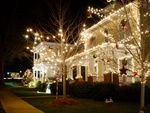 Árbol de navidad luces interior blanco cálido 500 led iluminación 7 programas