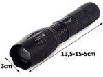 Bailong linterna táctica led cree zoom xm-l3-u3