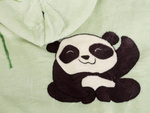 Cálida sudadera panda oversize manta xxl 2en1 piel gruesa suave con capucha