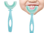 Cepillo de dientes de silicona para niños u 360