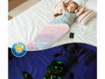 Cola de sirena manta saco de dormir cálido luminoso para las niñas caballo suave