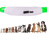 Colarga de iluminación led para perros y gatos impermeable ajustable 47cm usb