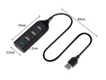 Concentrador usb divisor de 4 puertos divisor usb 2.0