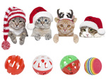 Conjunto de juguetes para gatos bola de juguete 9 el mix juguete regalo de vacaciones