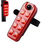 Luz trasera bicicleta led usb luz bicicleta