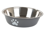 Perro gato comida agua metal anti-slip pot large 700ml