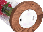 Rosa eterna en cristal rojo led regalo luminoso para una ocasión para mujer