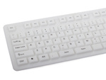 Silicona goma teclado blanco usb numérico