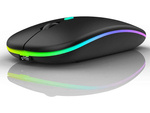 Slim 2.4 ghz bluetooth control optical mouse for pc laptops