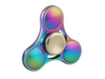 Spinner mano fidget arco iris metálico